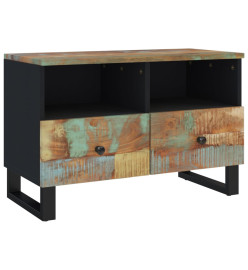 Meuble TV 70x33x46 cm Bois massif de récupération