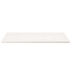 Dessus de table blanc 100x50x2,5 cm bois de pin massif