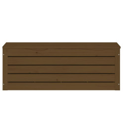 Boîte de rangement Marron miel 89x36,5x33 cm Bois massif pin