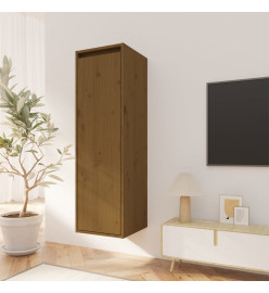 Armoire murale Marron miel 30x30x100 cm Bois de pin massif