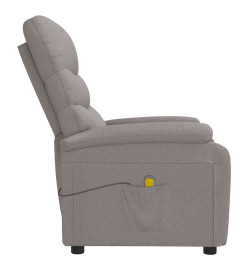 Fauteuil de massage Taupe Tissu