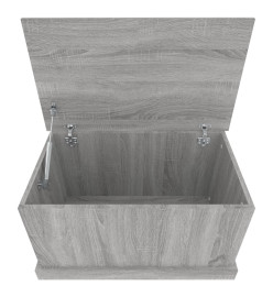 Boîte de rangement sonoma gris 70x40x38 cm bois d'ingénierie