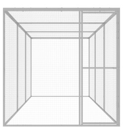 Cage pour chat 4,5x1,5x1,5 m Acier galvanisé