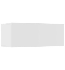 Meubles TV 4 pcs Blanc 80x30x30 cm Bois d'ingénierie