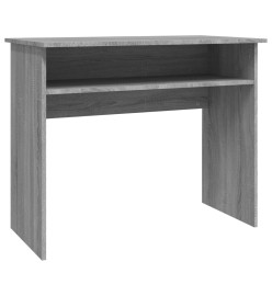 Bureau Sonoma gris 90x50x74 cm Bois d'ingénierie