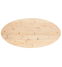 Dessus de table 110x55x2,5 cm bois de pin massif ovale