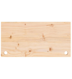 Dessus de bureau 80x40x2,5 cm bois massif de pin