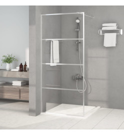 Paroi de douche Argenté 90x195 cm Verre ESG transparent