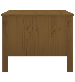 Table basse Marron miel 100x50x40 cm Bois massif de pin