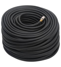 Tuyau d'air hybride noir 0,6" 100 m caoutchouc et PVC