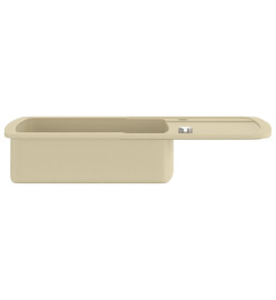 Évier de cuisine Granit Seul lavabo Beige