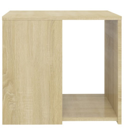 Table d'appoint Chêne sonoma 50x50x45 cm Aggloméré