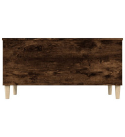 Table basse Chêne fumé 90x44,5x45 cm Bois d'ingénierie