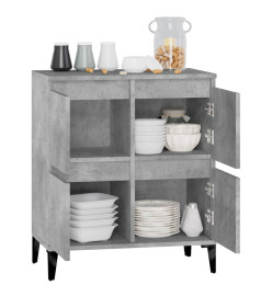 Buffet Gris béton 60x35x70 cm Bois d'ingénierie