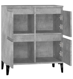 Buffet Gris béton 60x35x70 cm Bois d'ingénierie