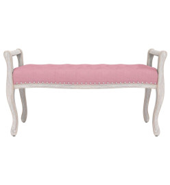 Banc Rose 110x45x60 cm Velours