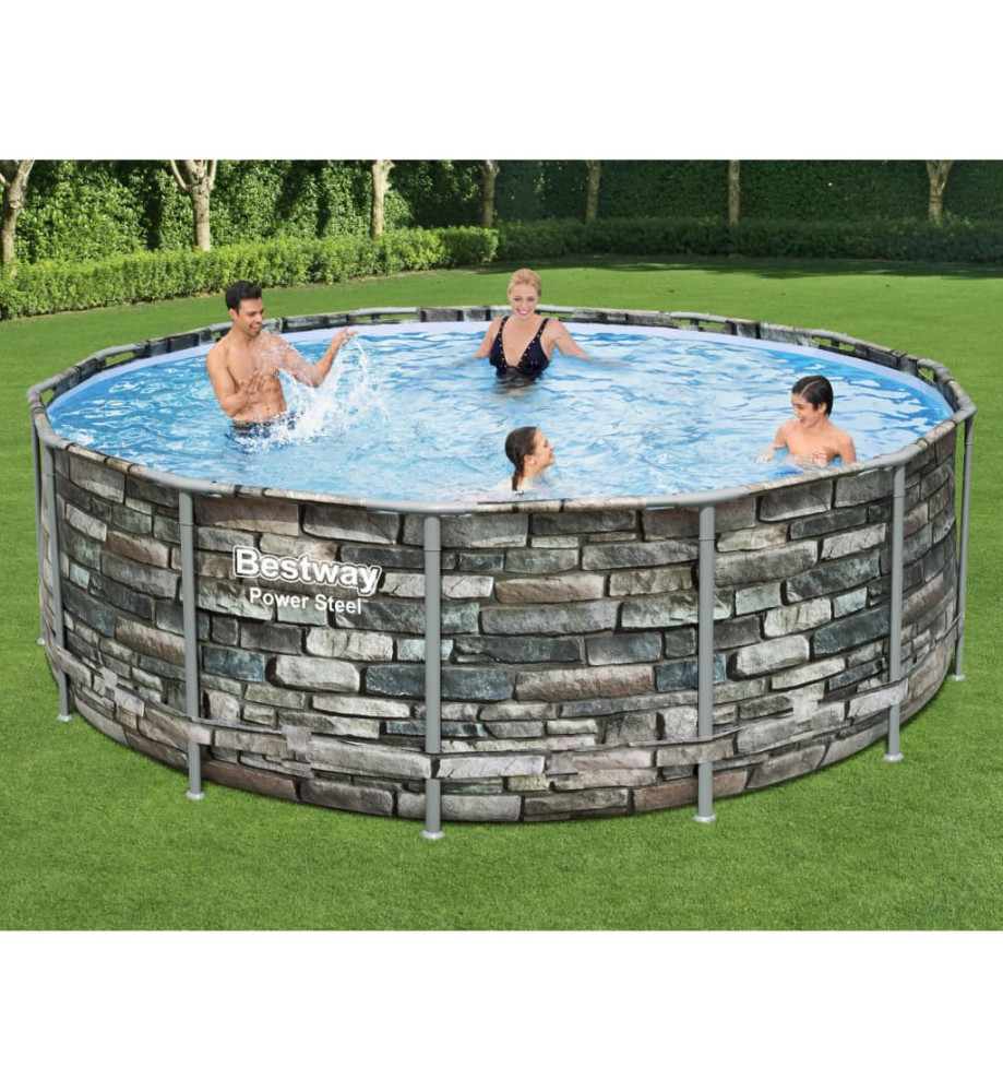 Bestway Piscine Power Steel 427x122 cm