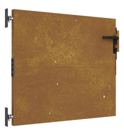 Portail de jardin 85x100 cm acier corten