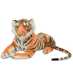 Tigre en peluche Marron XXL