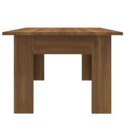 Table basse Chêne marron 100x60x42 cm Bois d'ingénierie