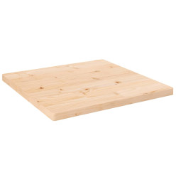 Dessus de table 50x50x2,5 cm bois de pin massif