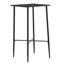 Ensemble de bar 3 pcs Similicuir Noir