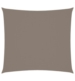 Voile de parasol Tissu Oxford carré 4x4 m Taupe