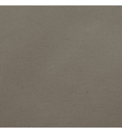 Voile de parasol Tissu Oxford carré 4x4 m Taupe