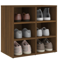 Armoire à chaussures Chêne marron 52,5x30x50 cm