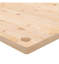 Dessus de bureau 100x60x2,5 cm bois massif de pin