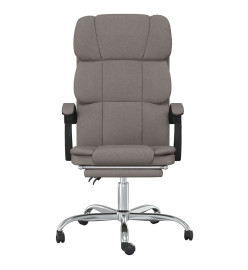 Fauteuil inclinable de bureau Taupe Tissu