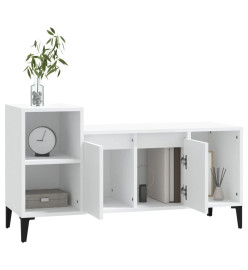 Meuble TV Blanc 100x35x55 cm Bois d'ingénierie