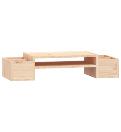 Support pour moniteur 70x27,5x15 cm Bois de pin solide