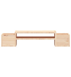 Support pour moniteur 70x27,5x15 cm Bois de pin solide