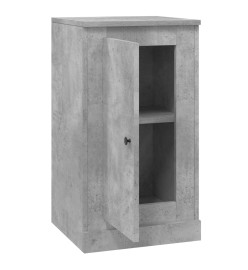 Buffets 2 pcs gris béton 37,5x35,5x67,5 cm bois d'ingénierie