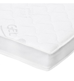 Sur-matelas 90 x 200 cm Mousse de gel 7 cm