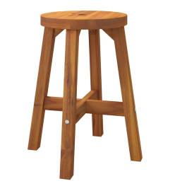 Tabouret Marron 38x38x45 cm Bois d'acacia solide