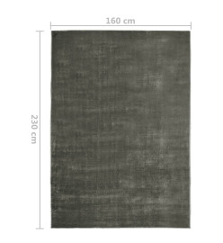 Tapis lavable pliable Taupe 160x230 cm Polyester