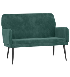 Banc Vert foncé 108x79x79 cm Velours