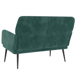 Banc Vert foncé 108x79x79 cm Velours