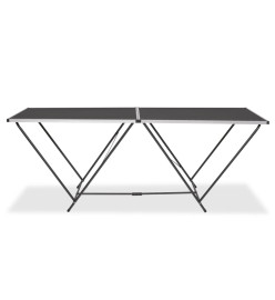 Table pliable de collage MDF et aluminium 200 x 60 x 78 cm