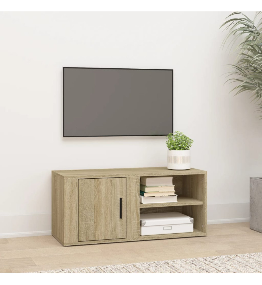 Meubles TV Chêne sonoma 80x31,5x36 cm Bois d'ingénierie