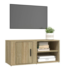 Meubles TV Chêne sonoma 80x31,5x36 cm Bois d'ingénierie