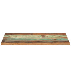 Dessus de table rectangulaire 60x80 cm 25-27 mm Bois récupéré