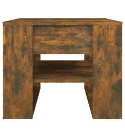 Table basse Chêne fumé 55,5x55x45 cm Bois d'ingénierie