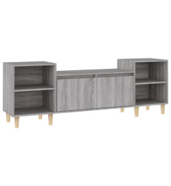 Meuble TV Sonoma gris 160x35x55 cm Bois d'ingénierie