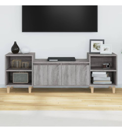 Meuble TV Sonoma gris 160x35x55 cm Bois d'ingénierie