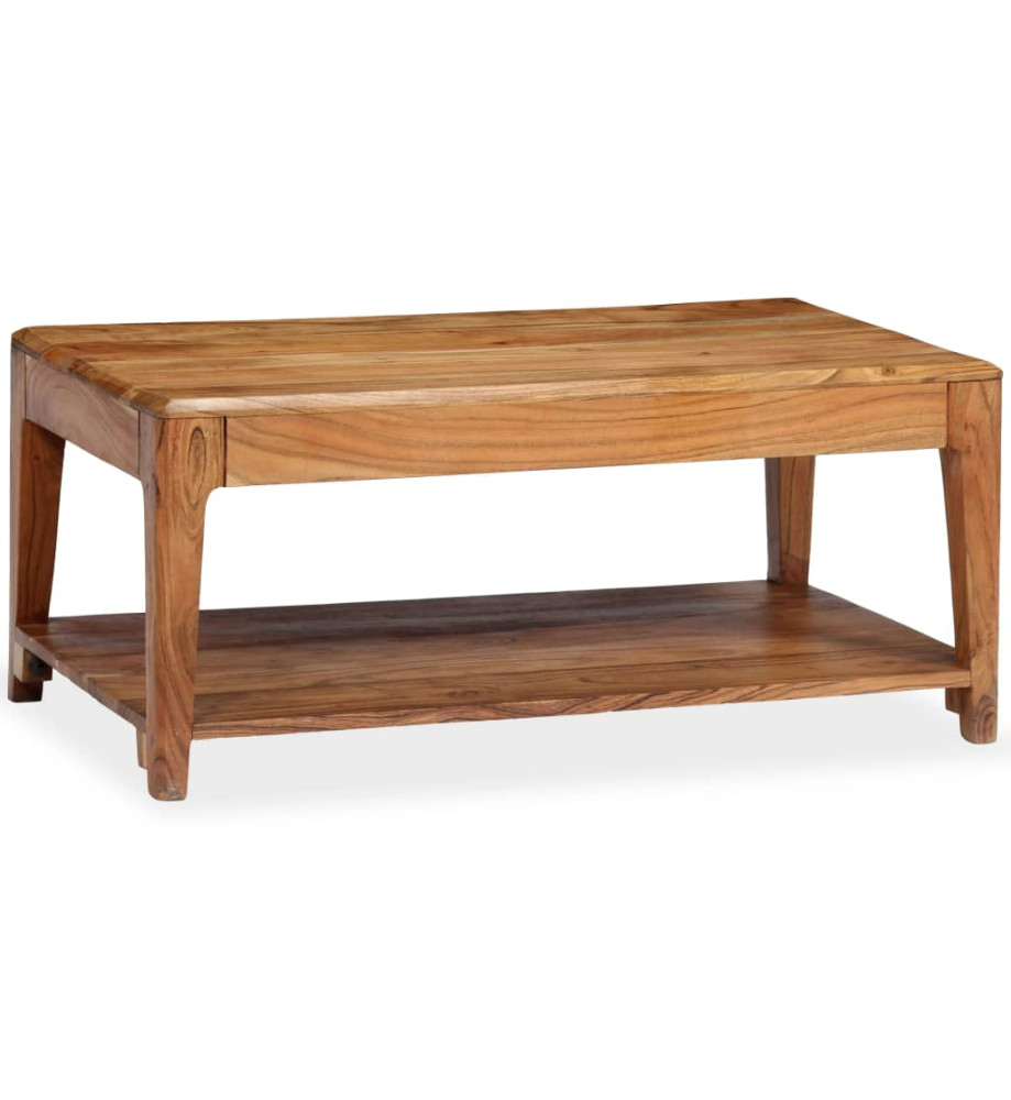 Table basse Bois massif 88 x 50 x 38 cm