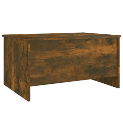 Table basse Chêne fumé 80x55,5x41,5 cm Bois d'ingénierie