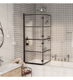 Cabine de douche pliable ESG 120x140 cm Noir